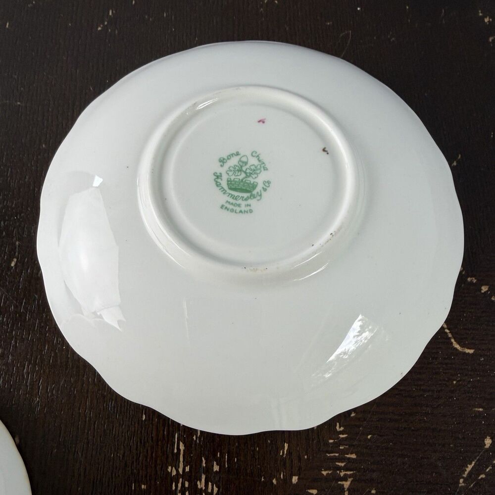 Hammersley & Co Morgan’s Rose Tea Cup & Saucer Set Vintage English Bone China - Picture 8 of 8